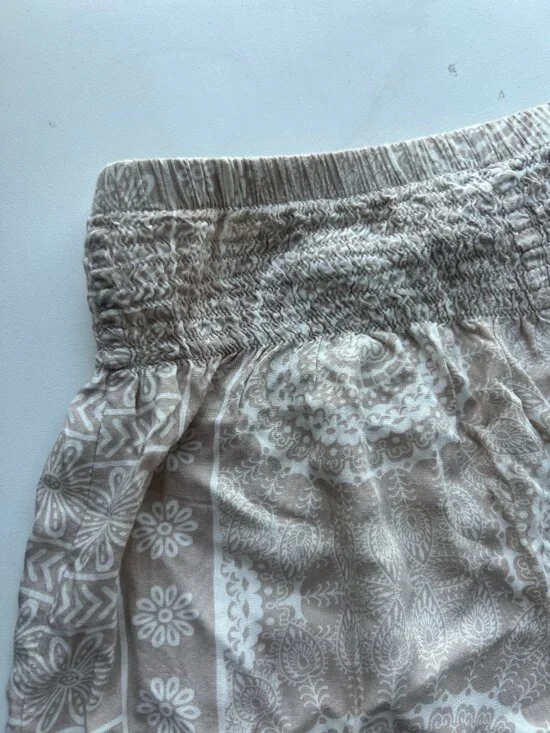 Lotus and Luna coastal rayon boho chic high waist shorts size Small, medium - Picture 2 of 5